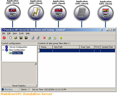 MatrikonOPC Simulation Server